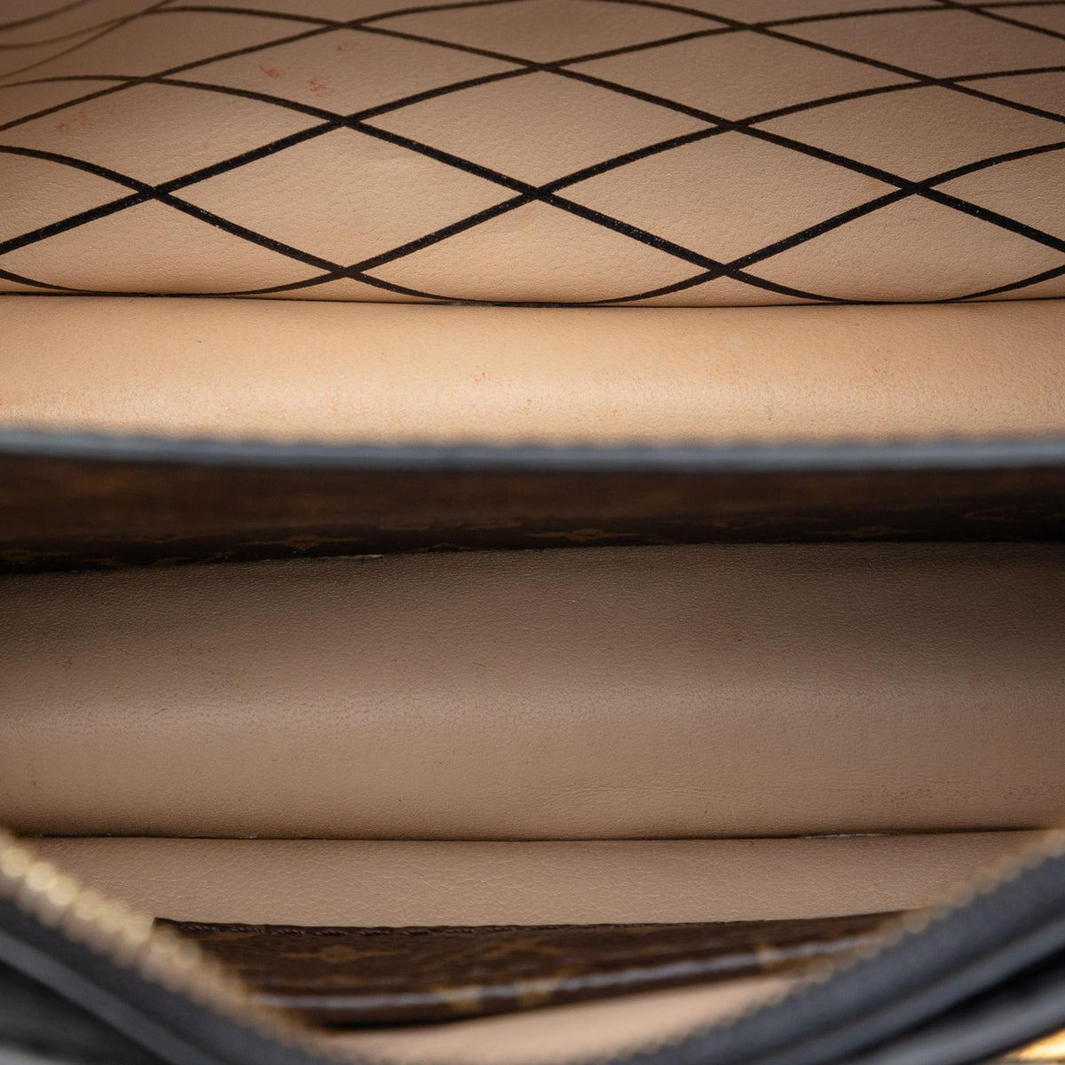 Louis Vuitton Monogram Reverse Trunk Clutch - Brown
