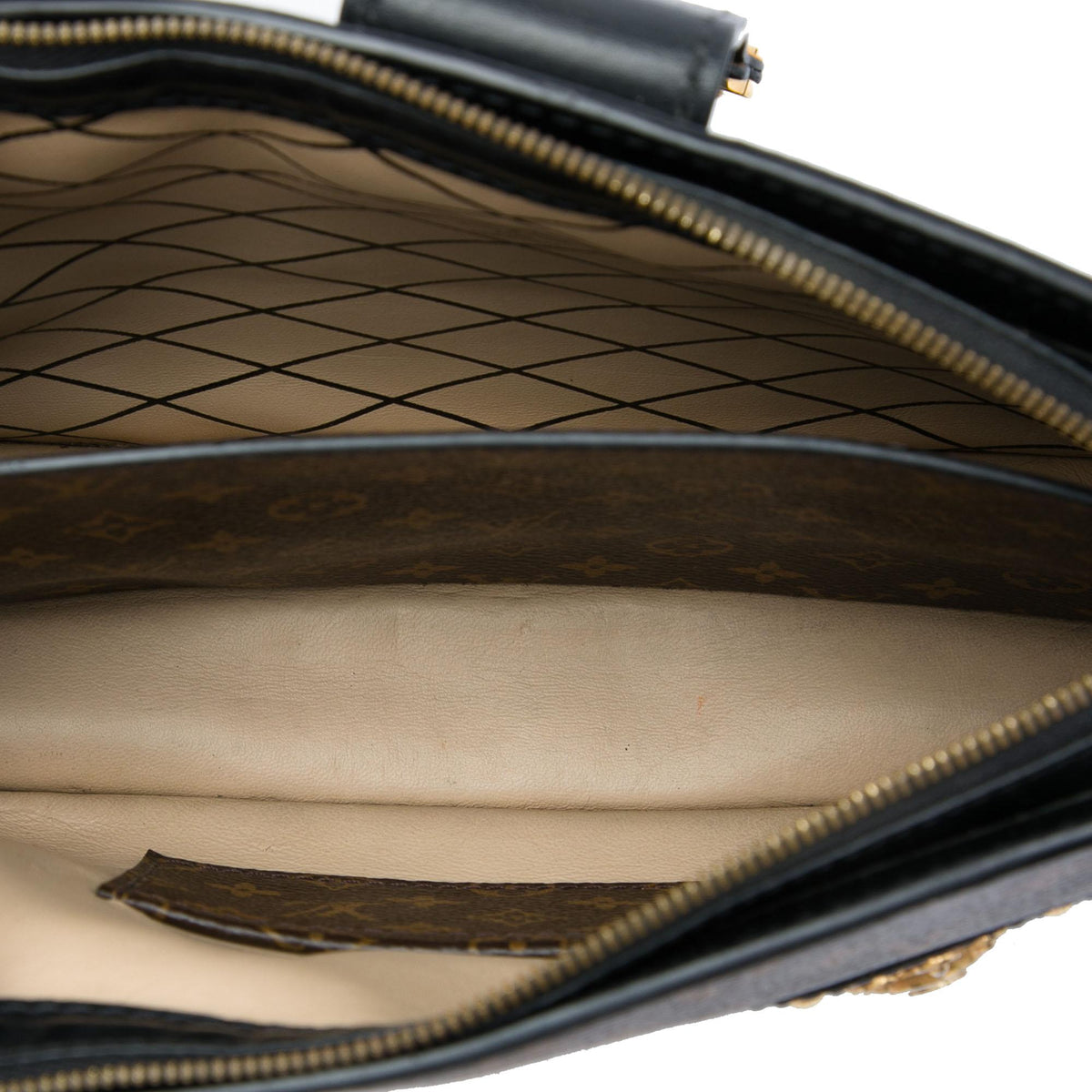 Louis Vuitton Monogram Reverse Trunk Clutch - Brown
