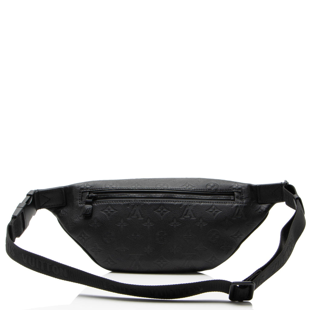 Louis Vuitton Monogram Shadow Discovery Bumbag Belt Bag - Black