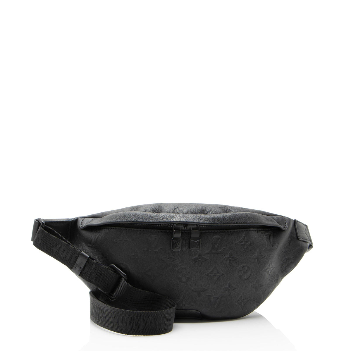 Louis Vuitton Monogram Shadow Discovery Bumbag Belt Bag - Black