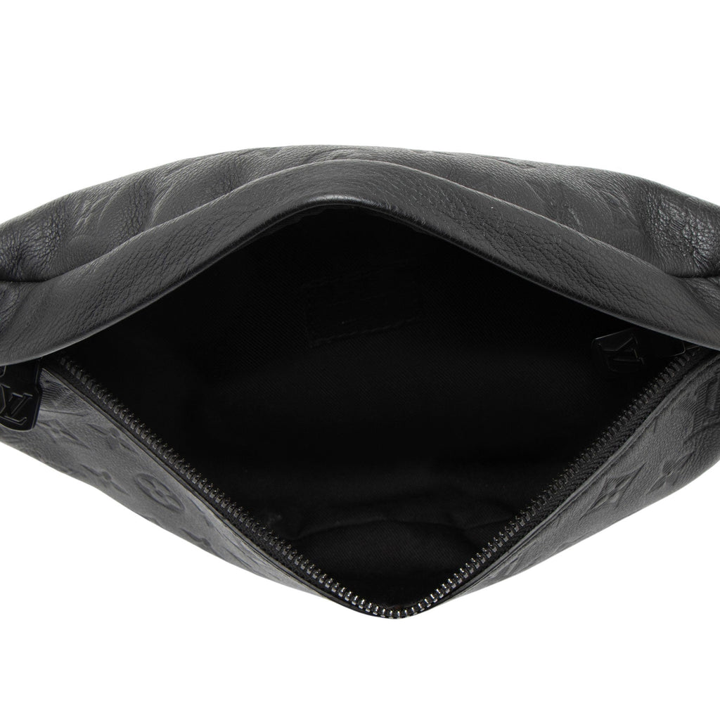 Louis Vuitton Monogram Shadow Discovery Bumbag Belt Bag - Black