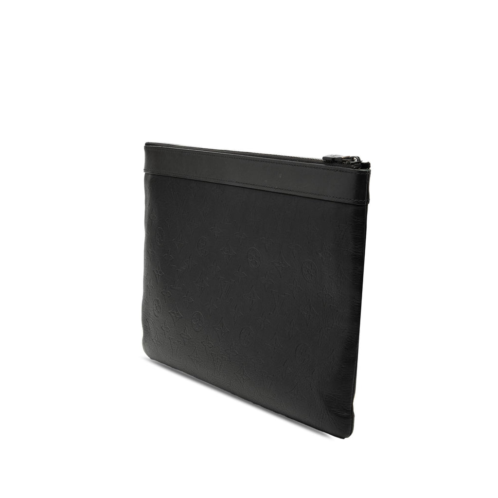 Louis Vuitton Monogram Shadow Discovery Pochette - Black