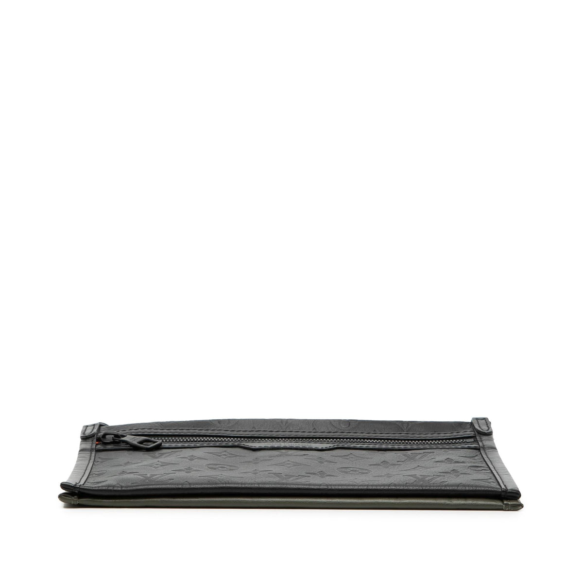 Louis Vuitton Monogram Shadow Double Flat Messenger - Black/Green