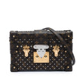 Louis Vuitton Monogram Studded Petite Malle Crossbody Bag - Brown