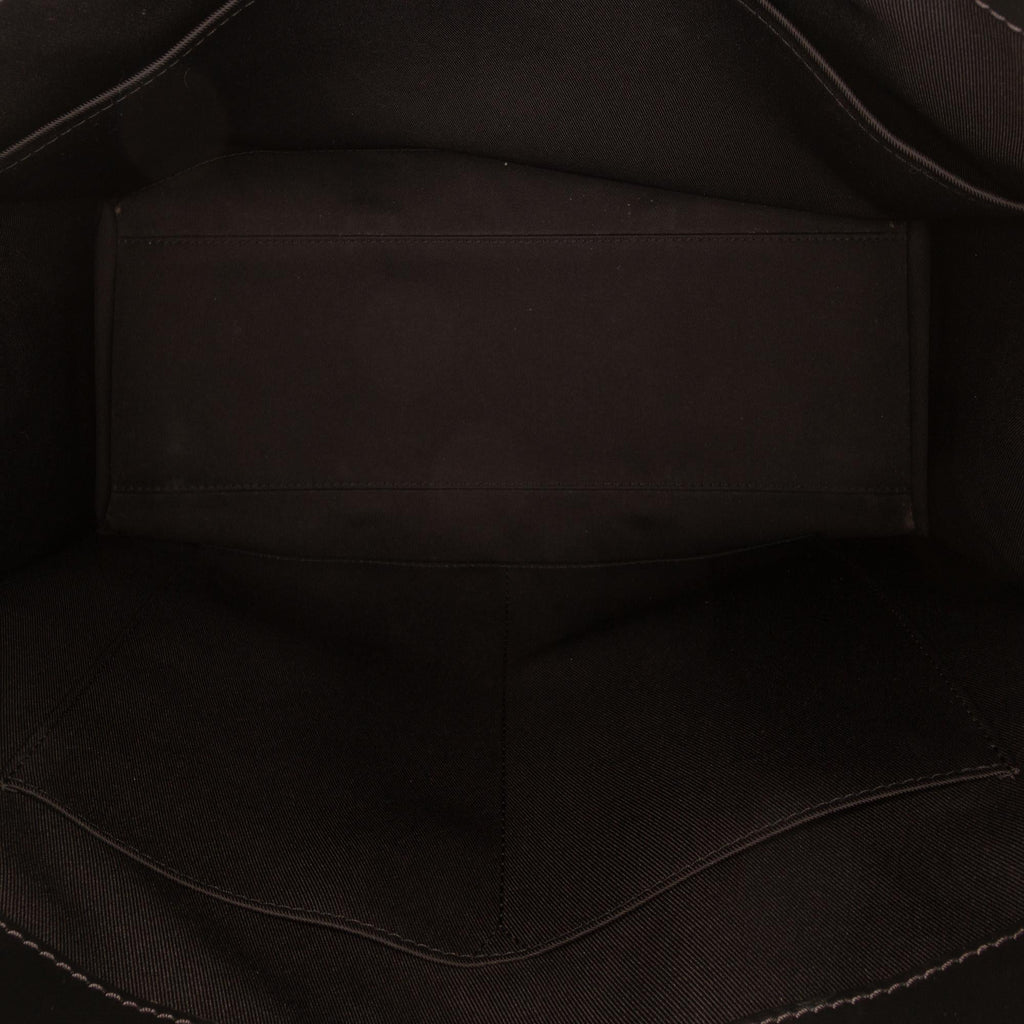 Louis Vuitton Monogram Taurillon Sac Plat 24H Satchel - Black