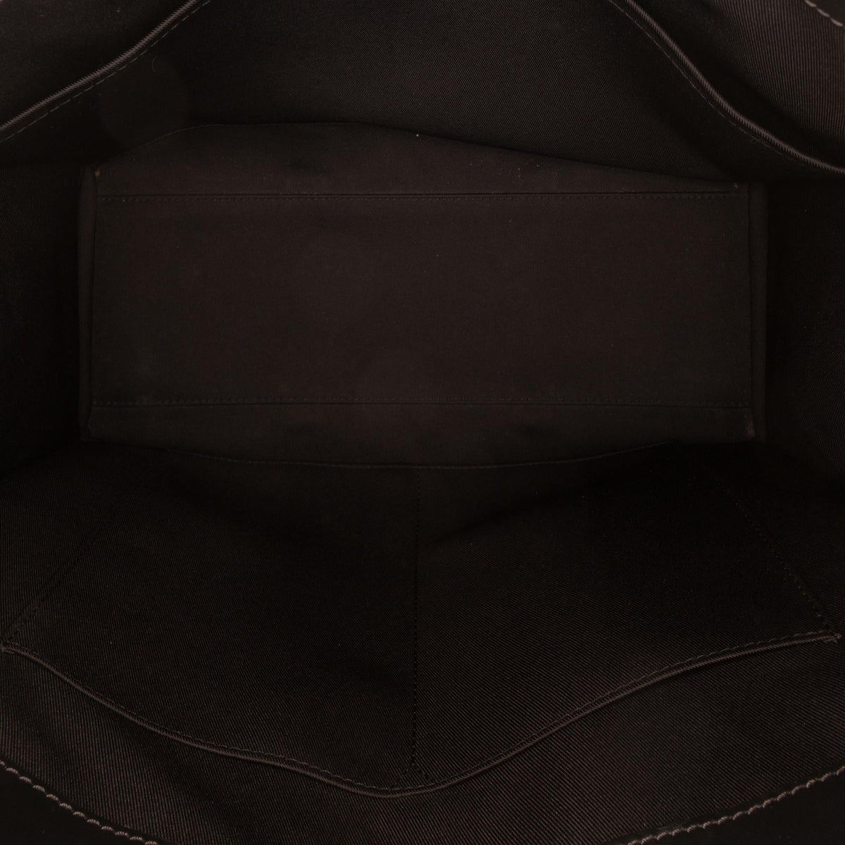 Louis Vuitton Monogram Taurillon Sac Plat 24H Satchel - Black