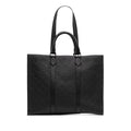 Louis Vuitton Monogram Taurillon Sac Plat 24H Satchel - Black