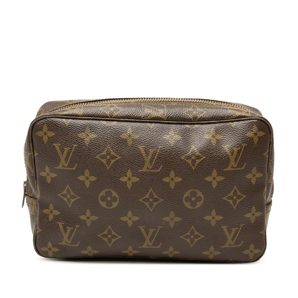 Louis Vuitton Monogram Trousse Toilette 23 Clutch - Brown