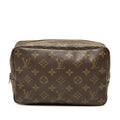 Louis Vuitton Monogram Trousse Toilette 23 Clutch - Brown
