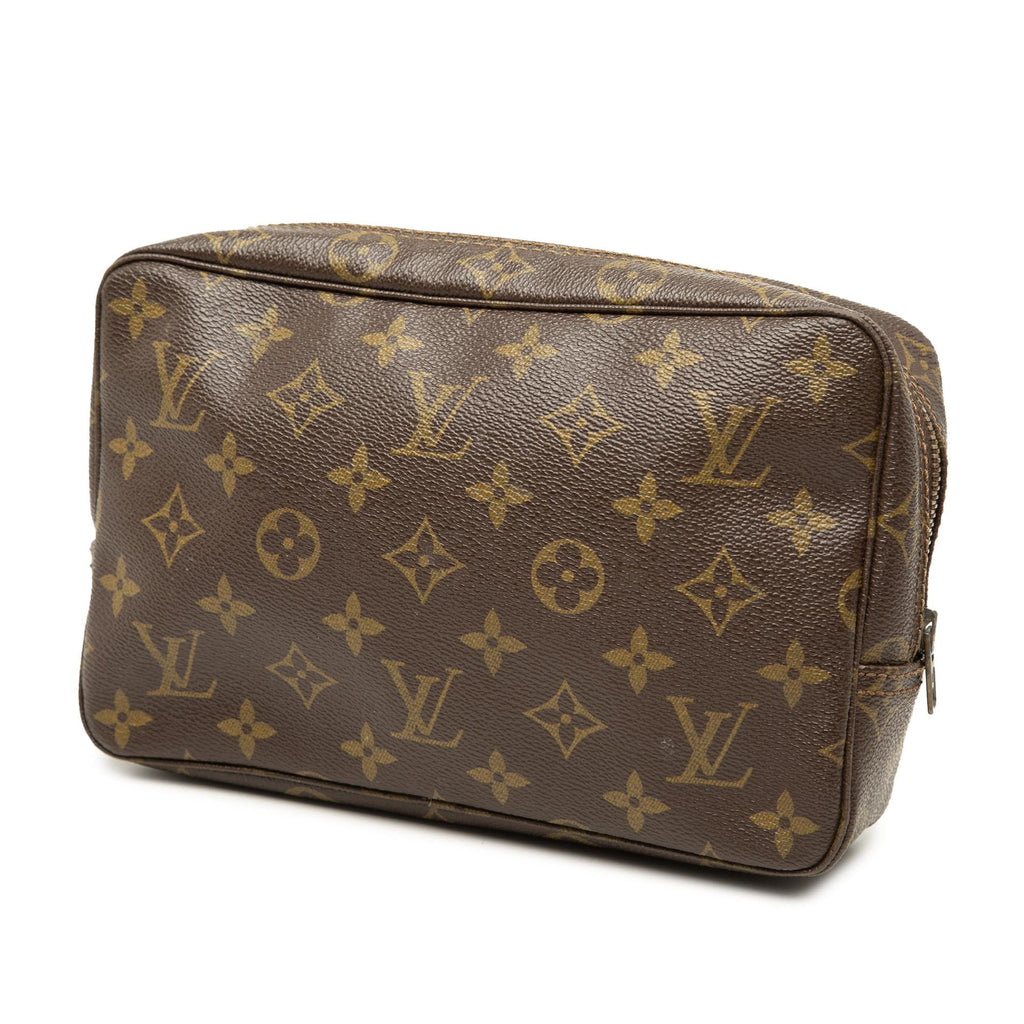 Louis Vuitton Monogram Trousse Toilette 23 Clutch - Brown