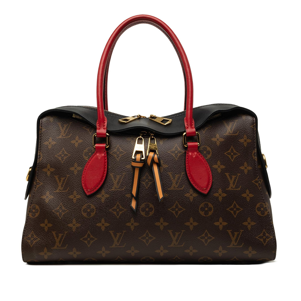 Louis Vuitton Monogram Tuileries Satchel - Brown/Red