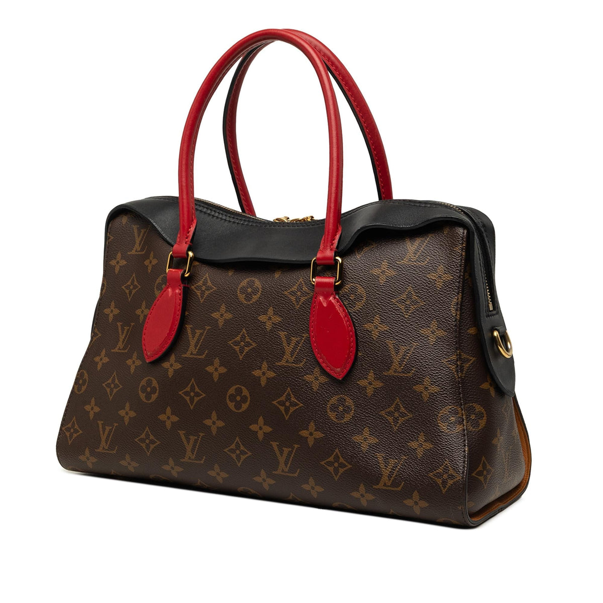Louis Vuitton Monogram Tuileries Satchel - Brown/Red