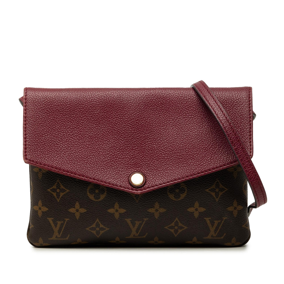 Louis Vuitton Monogram Twinset Crossbody Bag - Brown