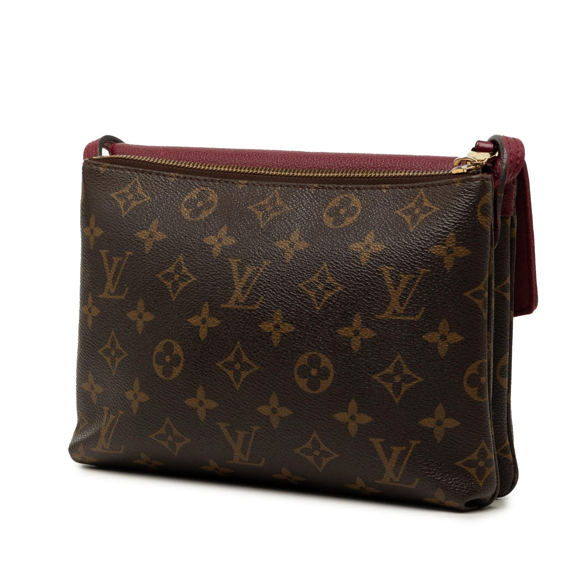 Louis Vuitton Monogram Twinset Crossbody Bag - Brown