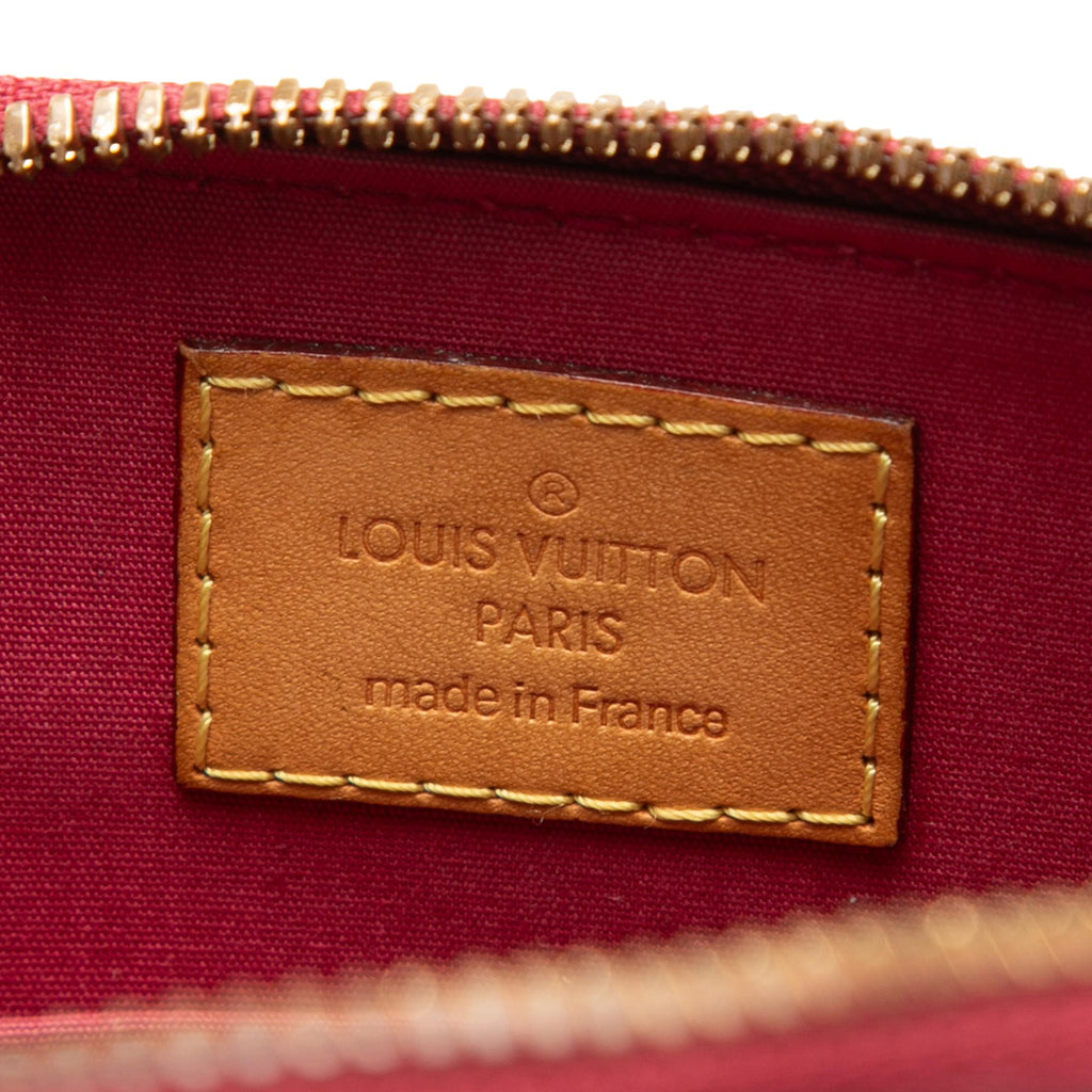 Louis Vuitton Monogram Vernis Alma BB Satchel - Pink
