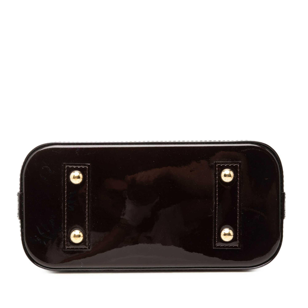 Louis Vuitton Monogram Vernis Alma BB Satchel - Purple