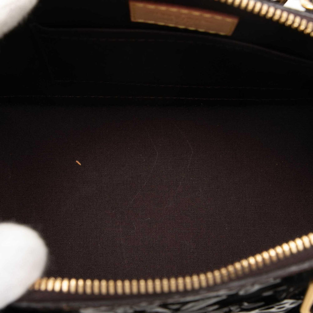 Louis Vuitton Monogram Vernis Alma BB Satchel - Purple