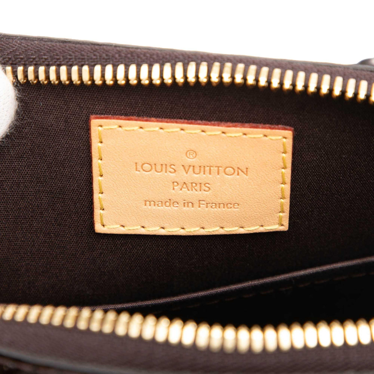 Louis Vuitton Monogram Vernis Alma BB Satchel - Purple