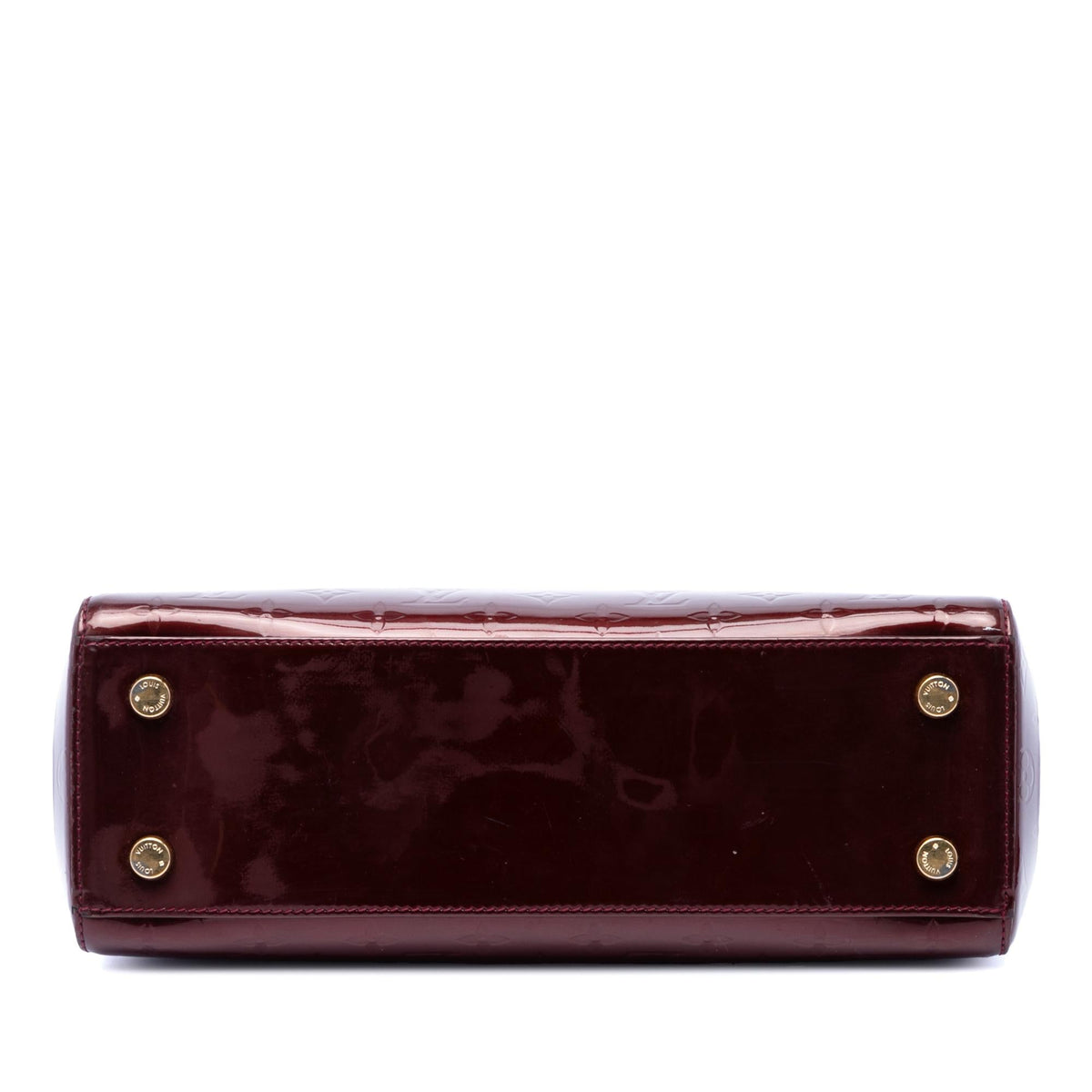 Louis Vuitton Monogram Vernis Brea MM Satchel - Red
