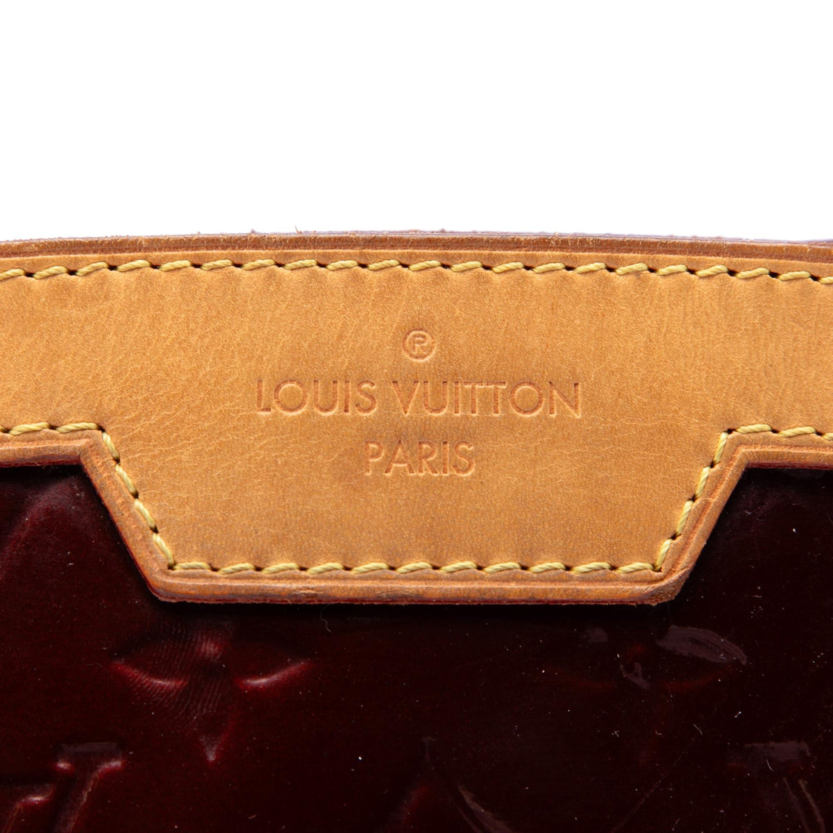 Louis Vuitton Monogram Vernis Brea MM Satchel - Red