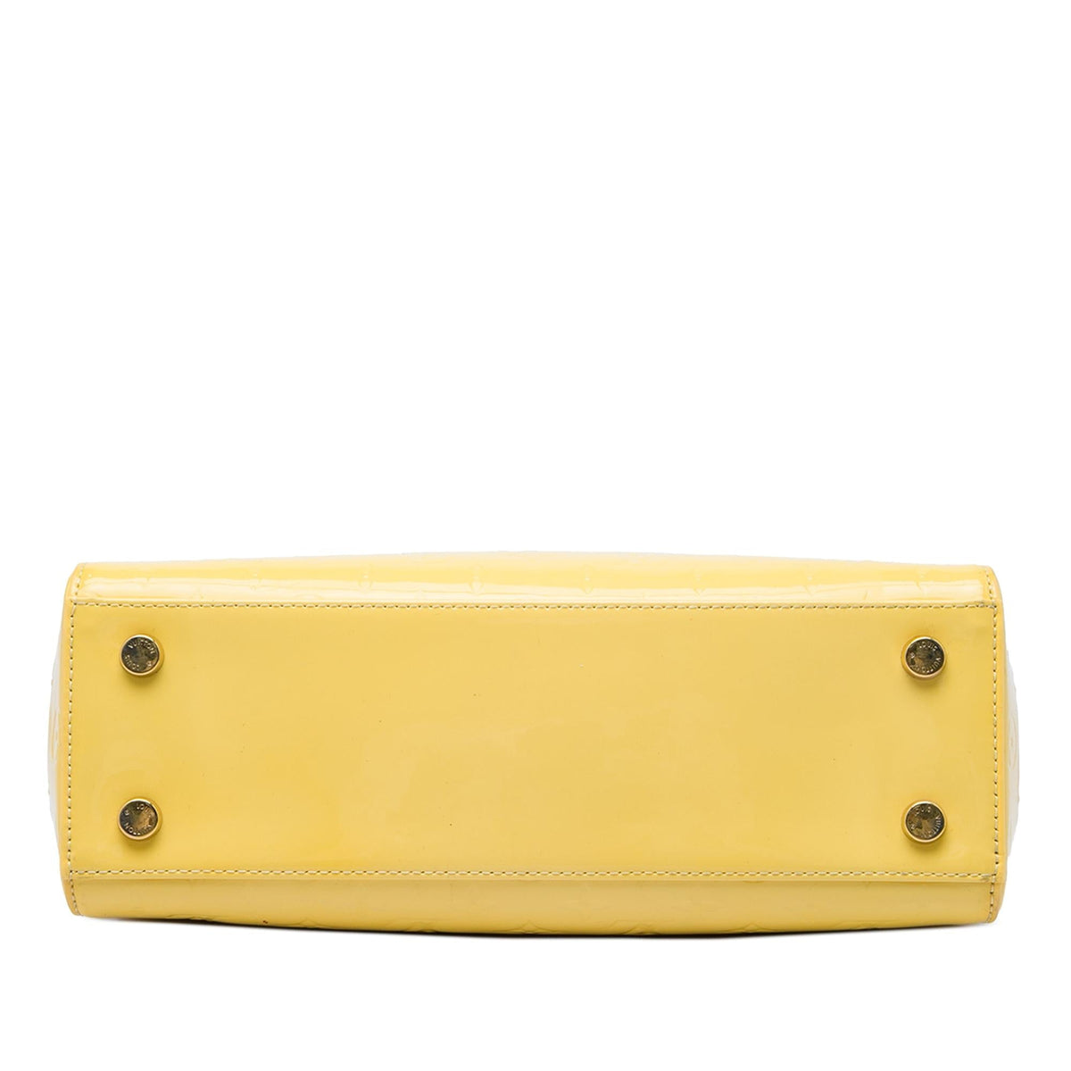 Louis Vuitton Monogram Vernis Brea MM Satchel - Yellow