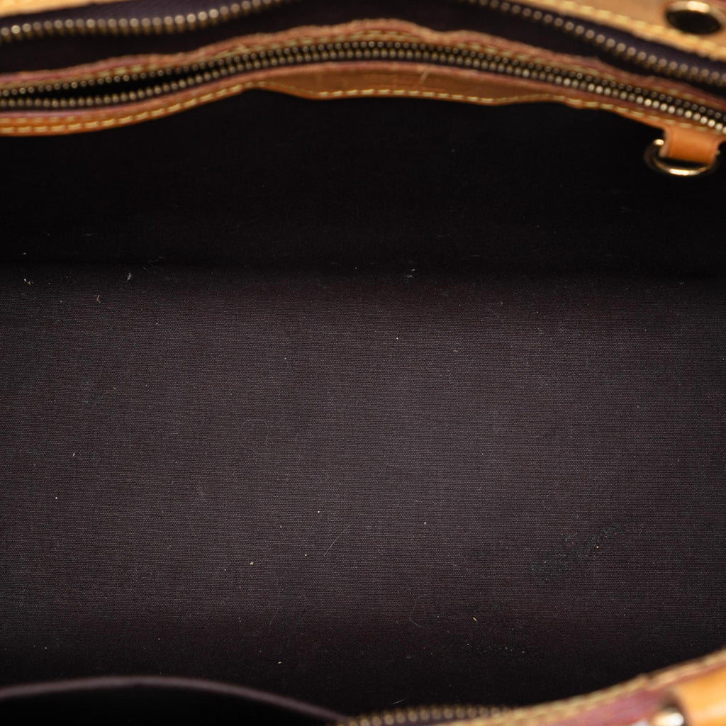 Louis Vuitton Monogram Vernis Brea PM Satchel - Purple