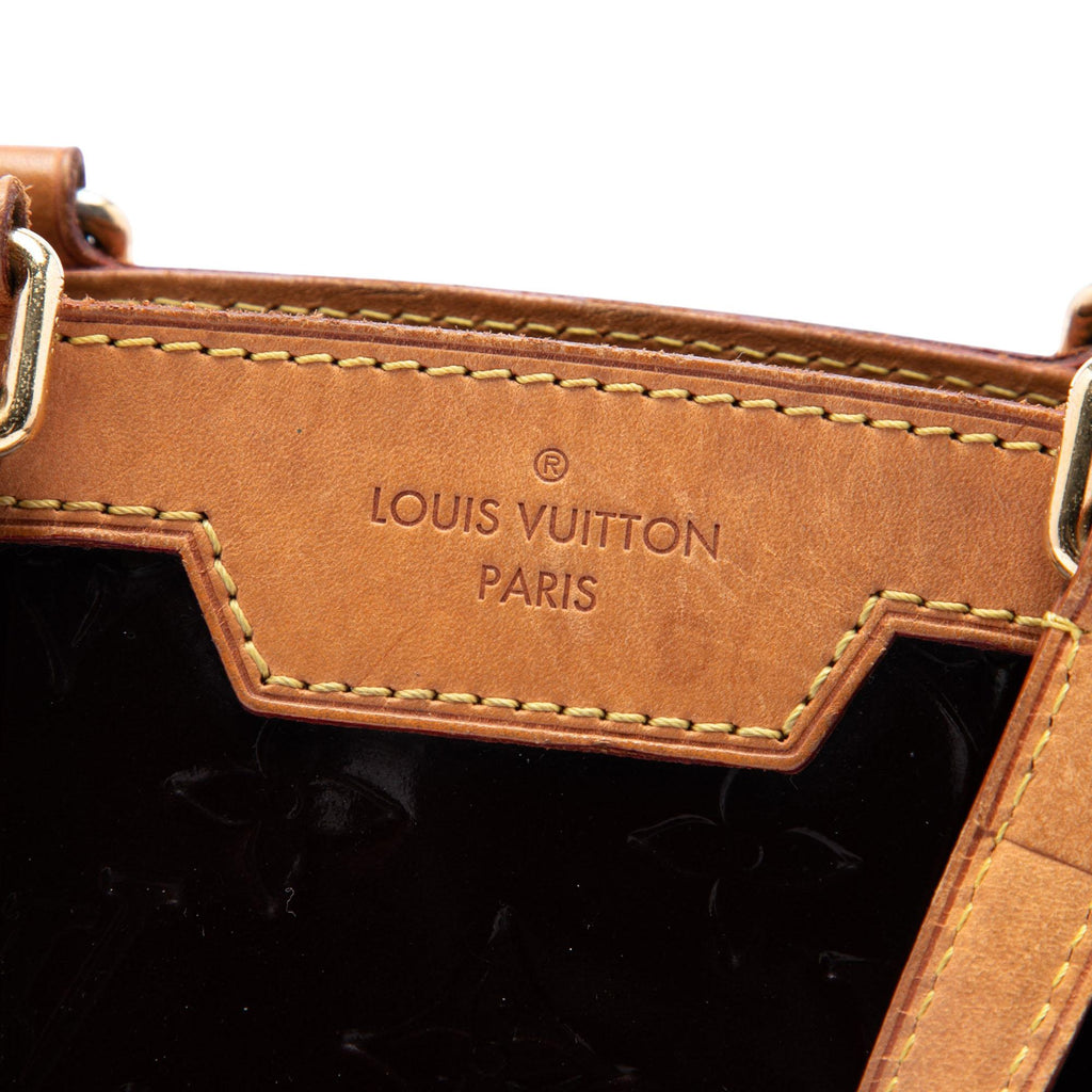 Louis Vuitton Monogram Vernis Brea PM Satchel - Purple