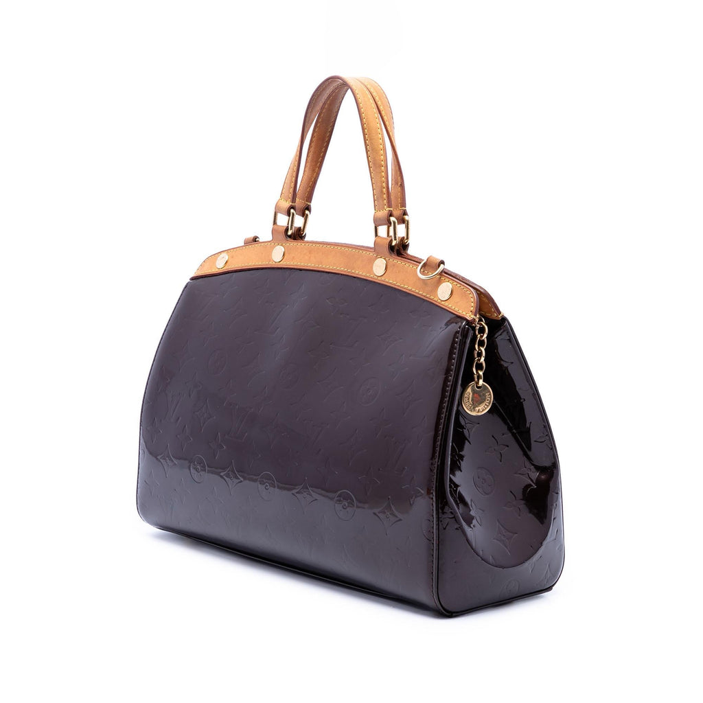 Louis Vuitton Monogram Vernis Brea PM Satchel - Purple