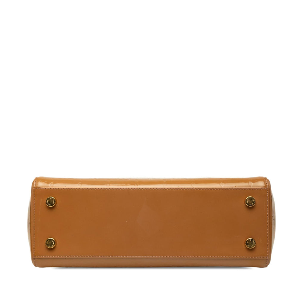 Louis Vuitton Monogram Vernis Brea Satchel - Beige