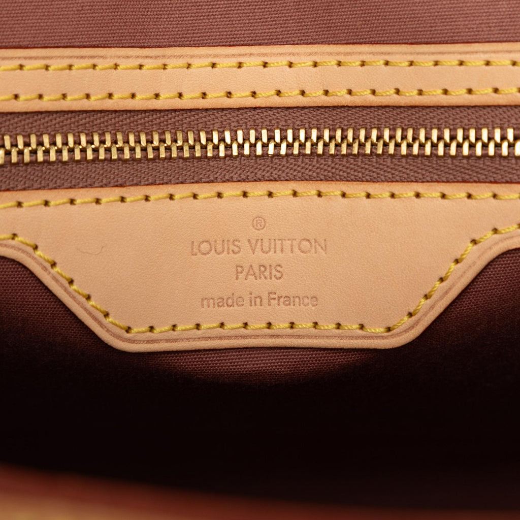 Louis Vuitton Monogram Vernis Brea Satchel - Beige