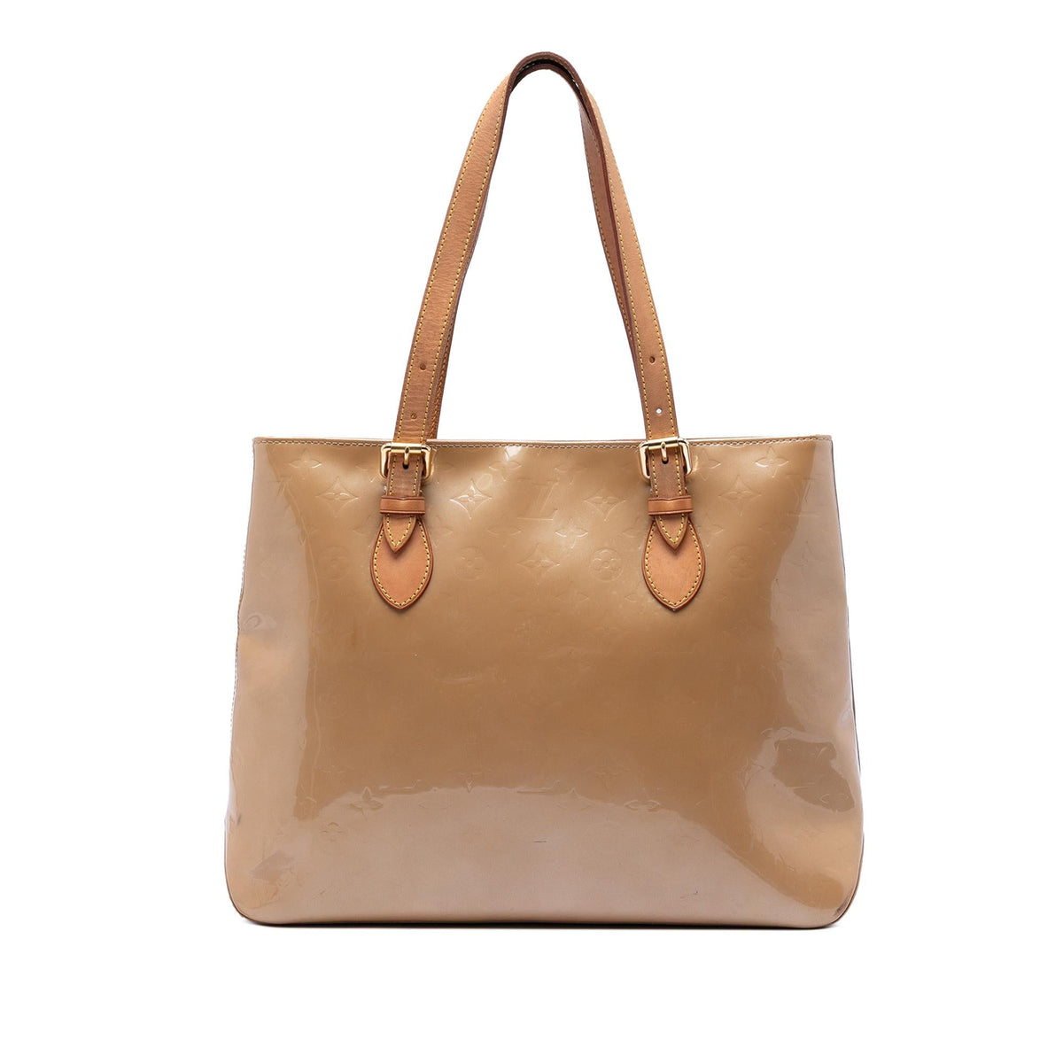 Louis Vuitton Monogram Vernis Brentwood Tote Bag - Brown