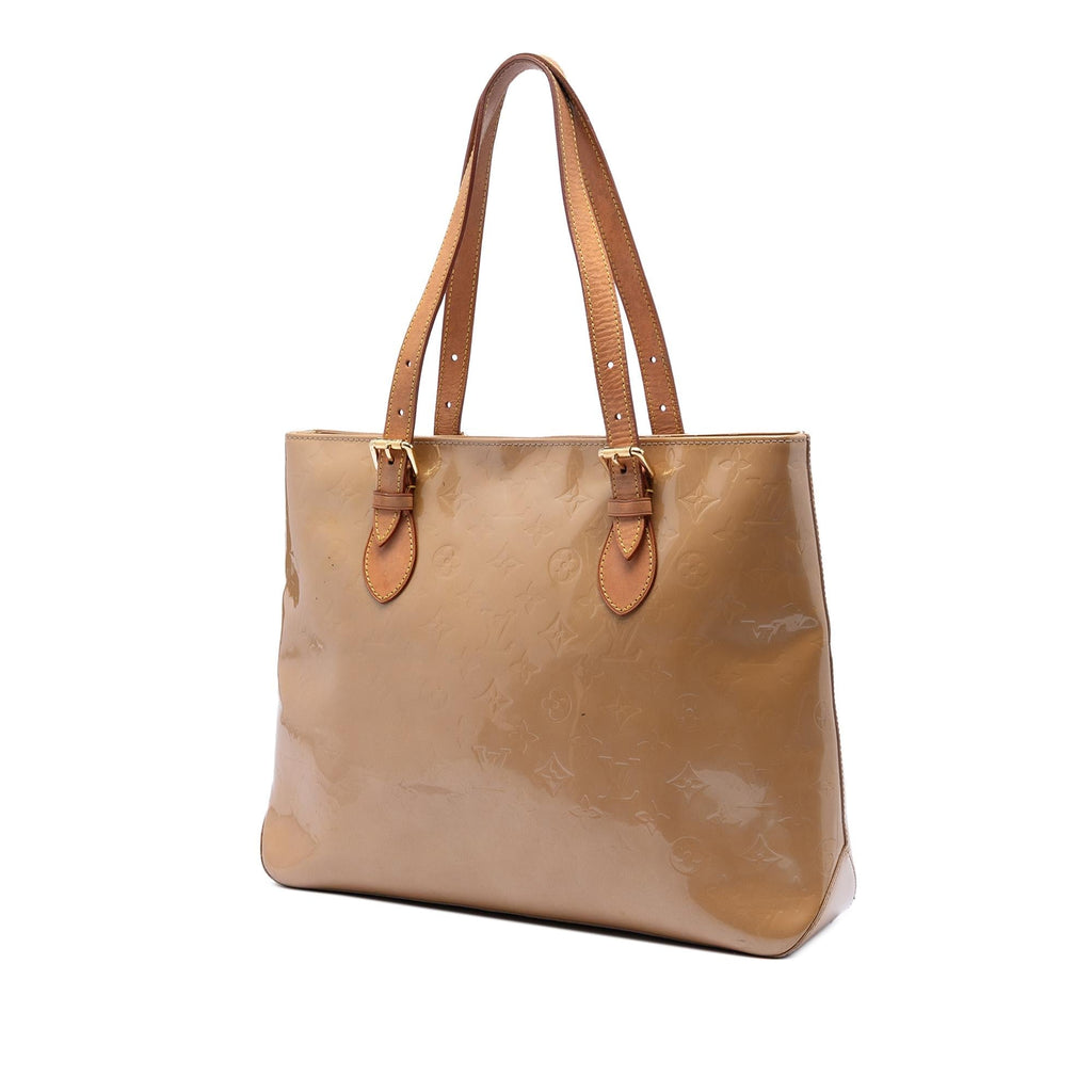 Louis Vuitton Monogram Vernis Brentwood Tote Bag - Brown