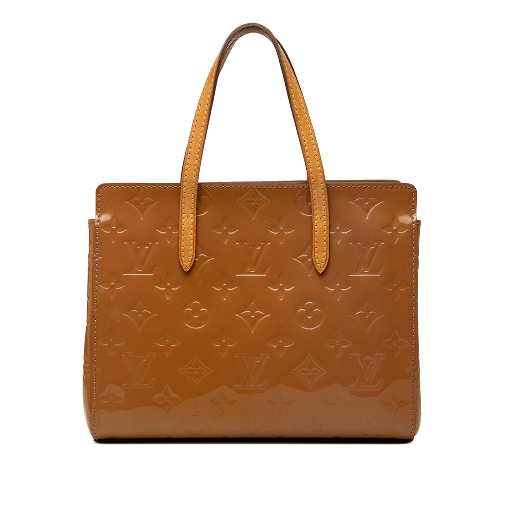 Louis Vuitton Monogram Vernis Catalina BB Satchel - Brown