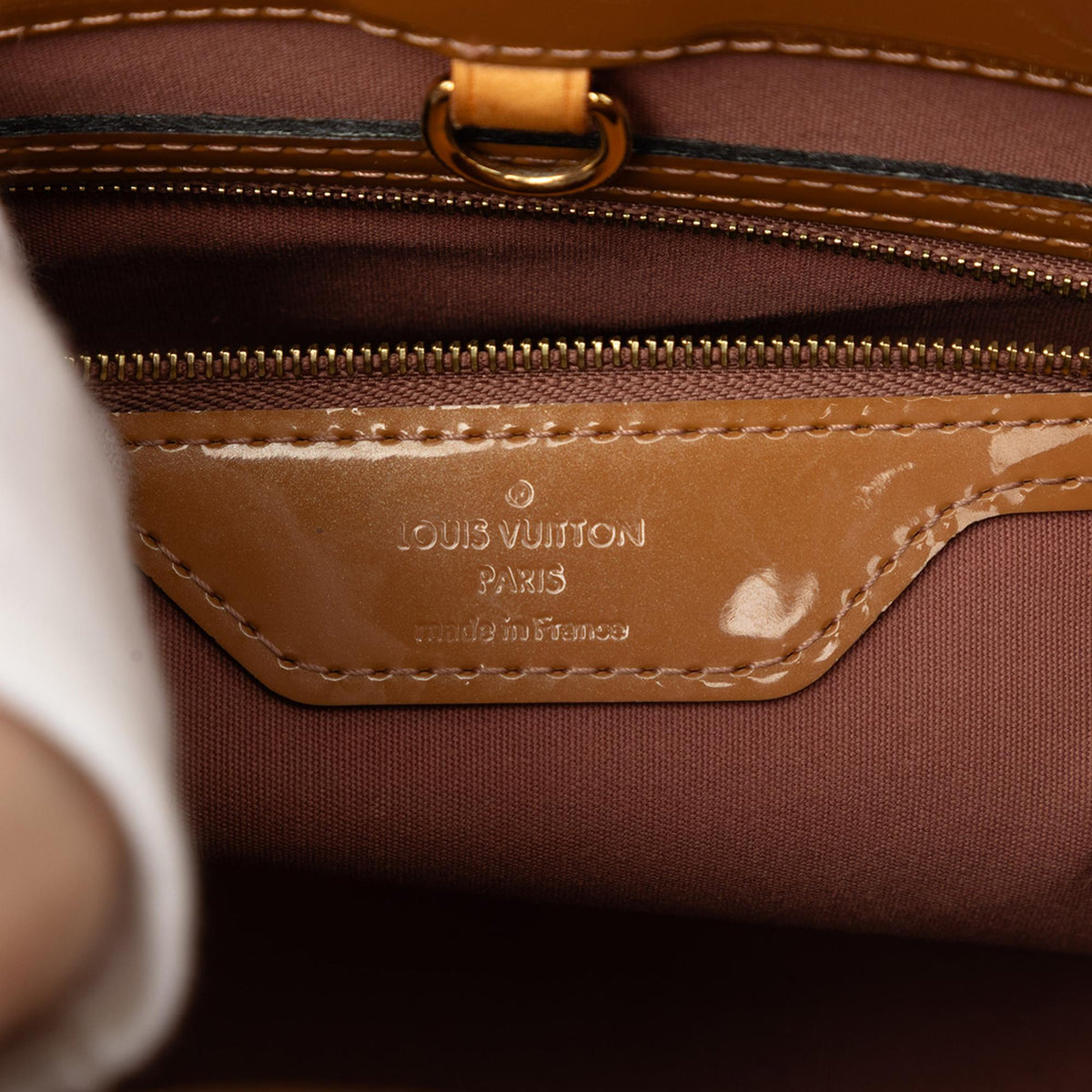 Louis Vuitton Monogram Vernis Catalina BB Satchel - Brown