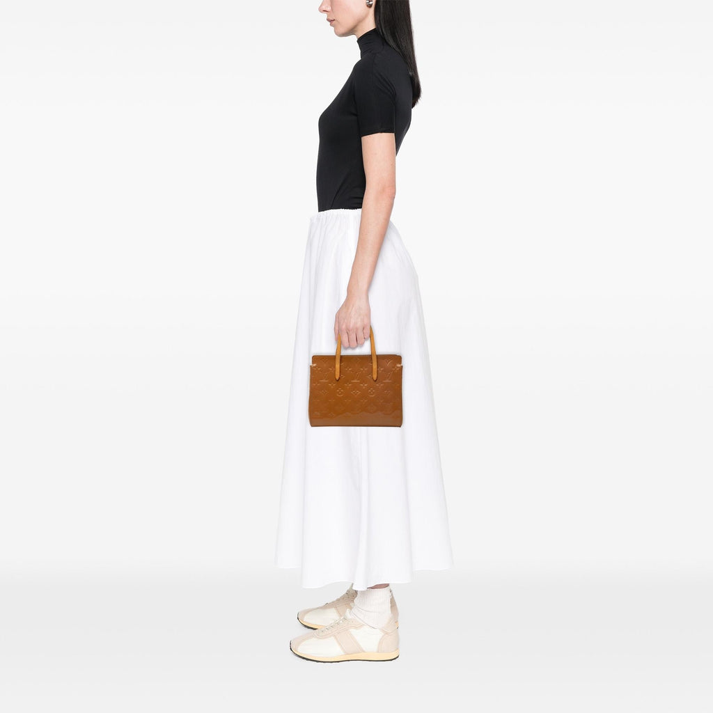 Louis Vuitton Monogram Vernis Catalina BB Satchel - Brown