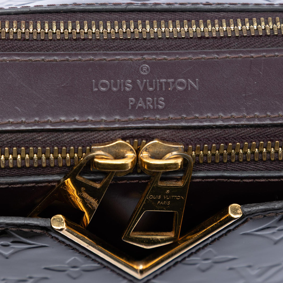 Louis Vuitton Monogram Vernis Melrose Satchel - Purple