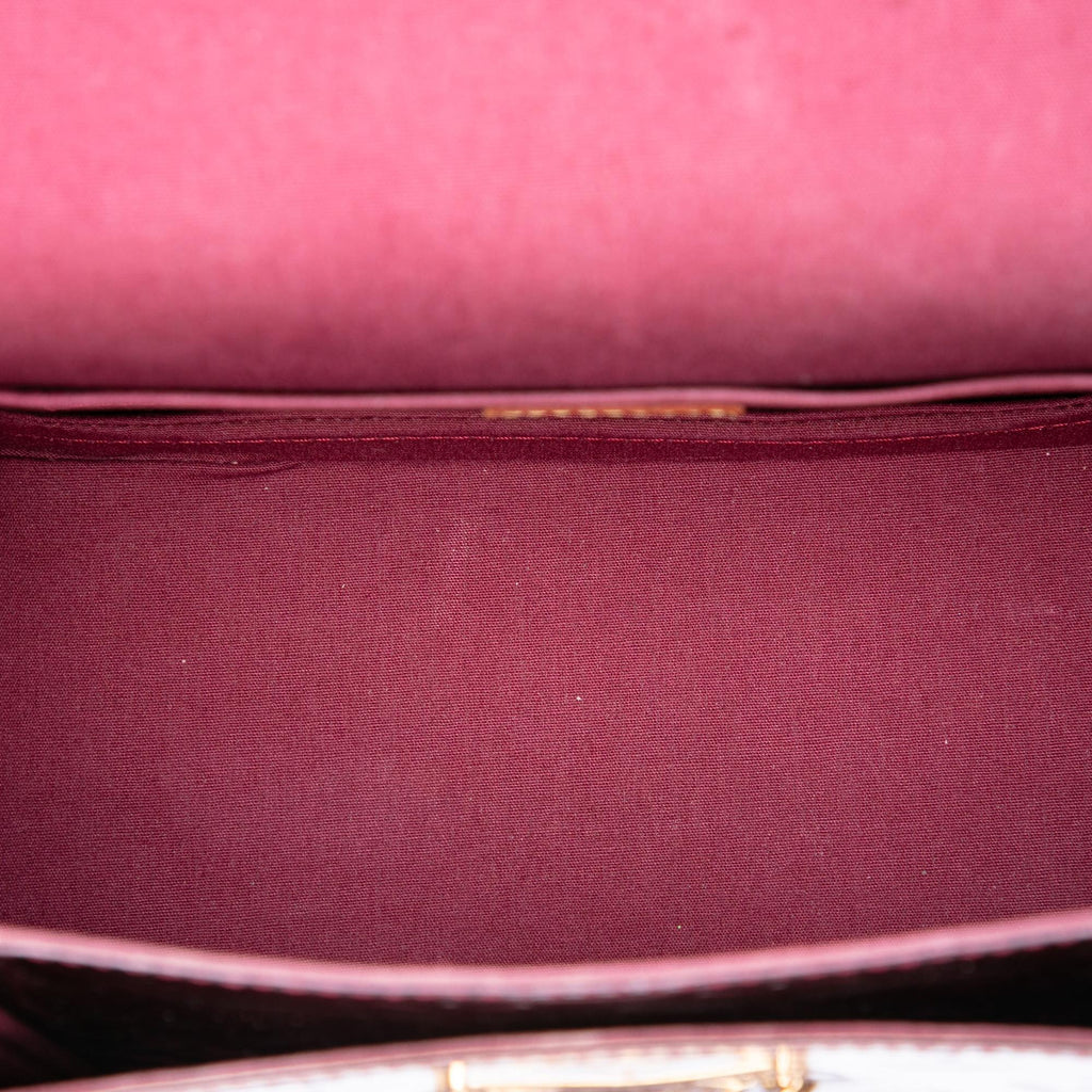 Louis Vuitton Monogram Vernis Mirada Satchel - Red