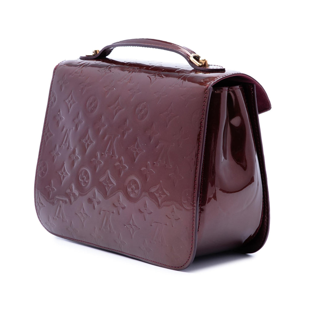 Louis Vuitton Monogram Vernis Mirada Satchel - Red