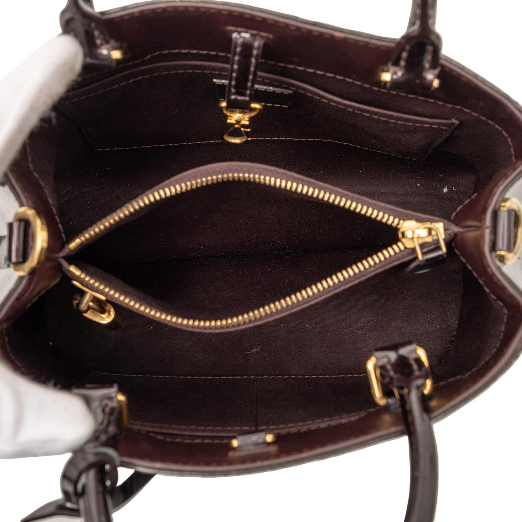 Louis Vuitton Monogram Vernis Montaigne BB Satchel - Purple