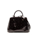 Louis Vuitton Monogram Vernis Montaigne BB Satchel - Purple