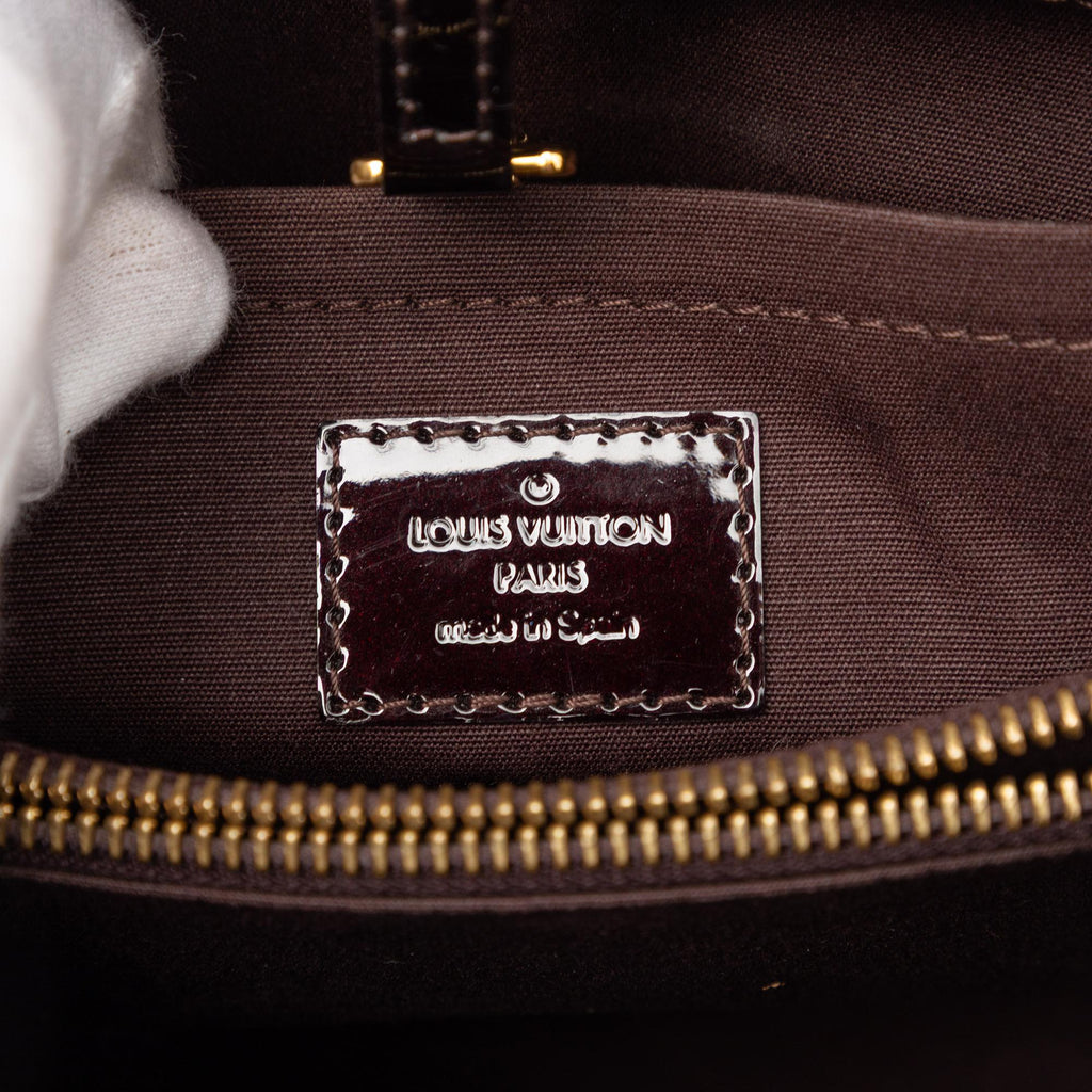 Louis Vuitton Monogram Vernis Montaigne BB Satchel - Purple
