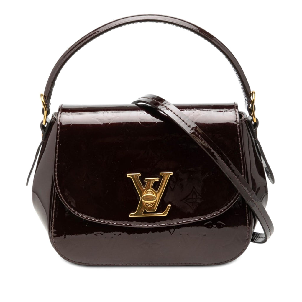 Louis Vuitton Monogram Vernis Pasadena Satchel - Purple