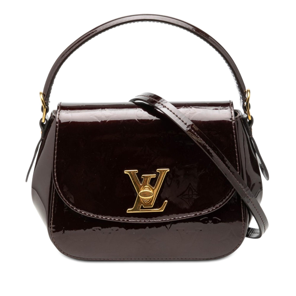 Louis Vuitton Monogram Vernis Pasadena Satchel - Purple