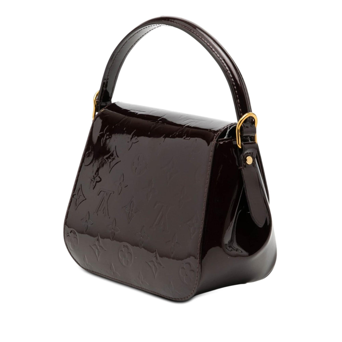 Louis Vuitton Monogram Vernis Pasadena Satchel - Purple