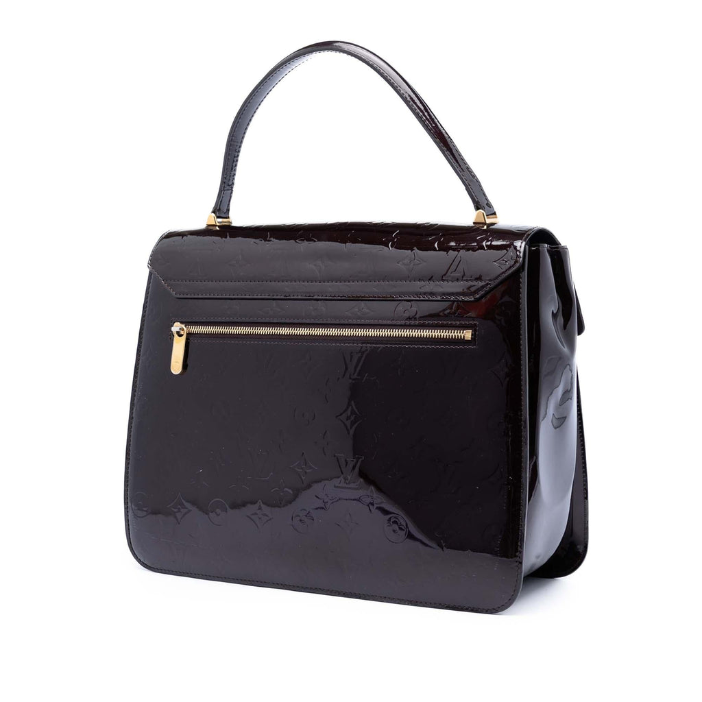 Louis Vuitton Monogram Vernis Romaine Satchel - Purple