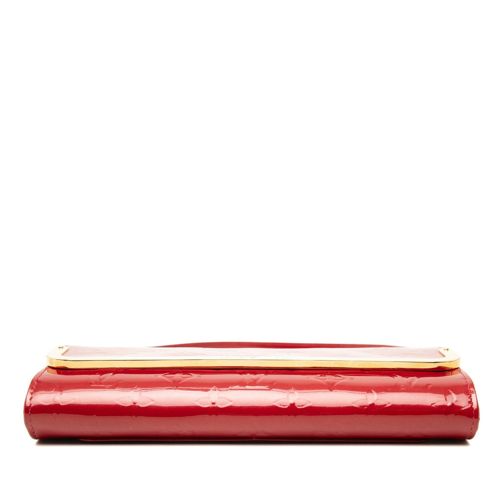 Louis Vuitton Monogram Vernis Rossmore MM Shoulder Bag - Red