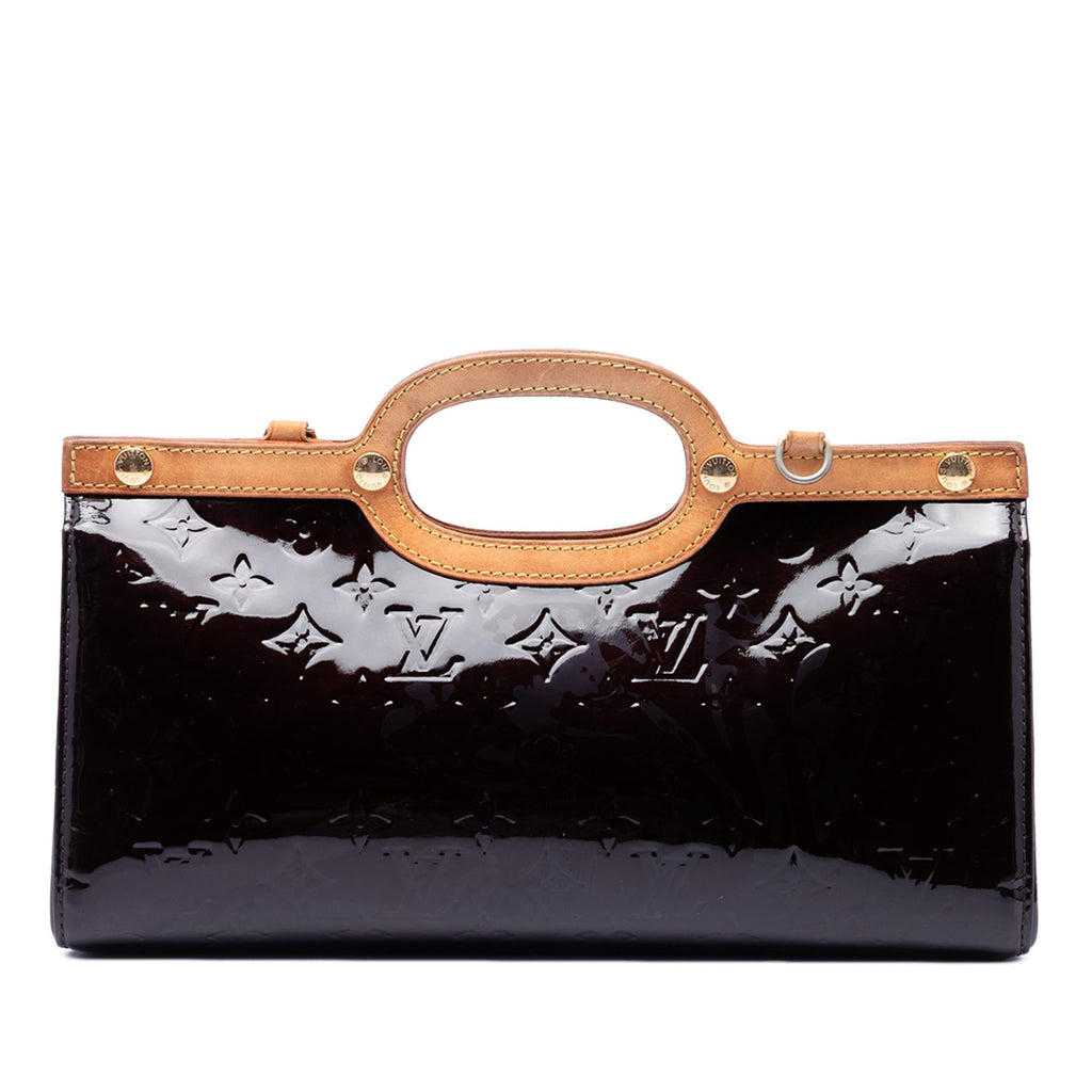 Louis Vuitton Monogram Vernis Roxbury Drive Satchel - Purple