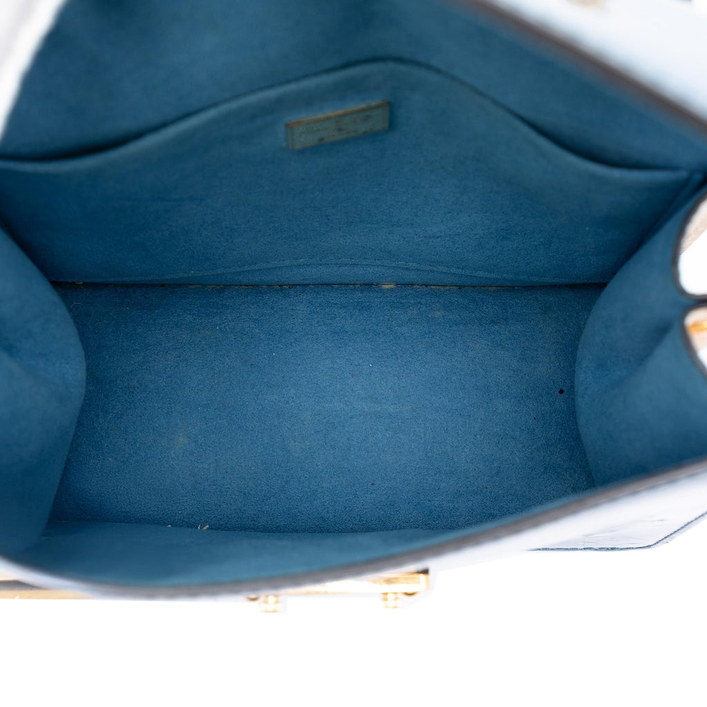 Louis Vuitton Monogram Vernis Spring Street Satchel - Blue