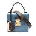 Louis Vuitton Monogram Vernis Spring Street Satchel - Blue
