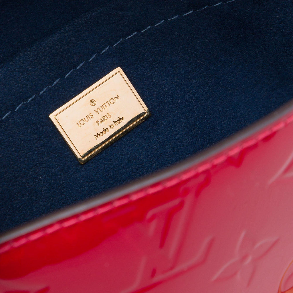 Louis Vuitton Monogram Vernis Spring Street Satchel - Red